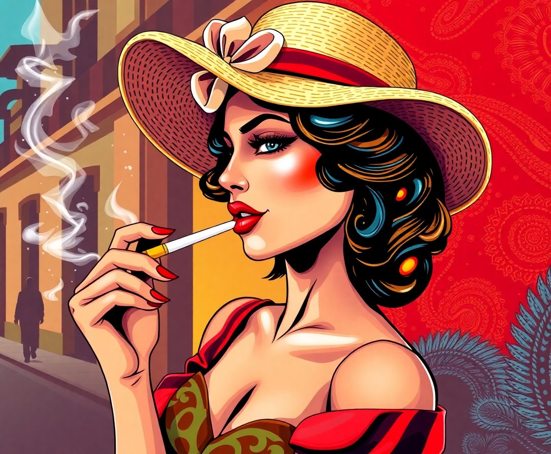 vintage-havana-cigarette-girl-paint-by-numbers-kit