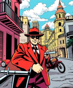 Comic Espionage Paint Numbers