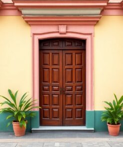 Mahogany Door Paint Numbers