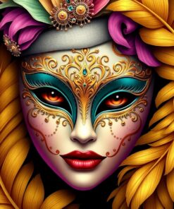 Vintage Havana Masquerade Paint By Numbers