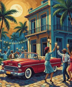 Vintage Havana Midnight Rum Paint By Numbers