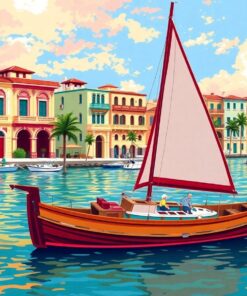 Vintage Havana Morning Sail Paint By Numbers