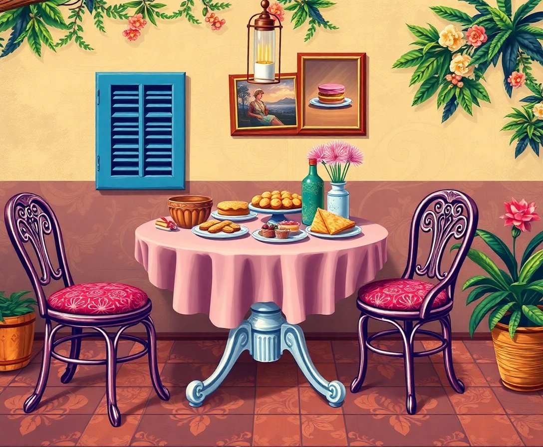 vintage-havana-pastry-table-paint-by-numbers-kit-cozy-art
