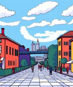 Plaza Espresso Paint Numbers