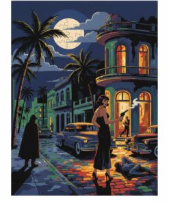 Vintage Havana Pulp Mystery Paint By Numbers