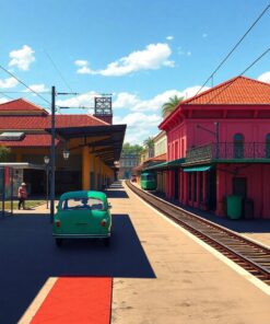 Railway Shadows Paint Numbers