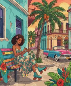 Vintage Havana Skate Prep Paint By Numbers