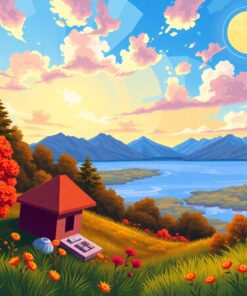 Stormy Skyline Paint Numbers