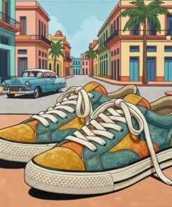 Vintage Havana Suede Kicks Paint By Numbers