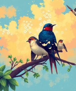 Vintage Havana Swallow Roost Paint By Numbers