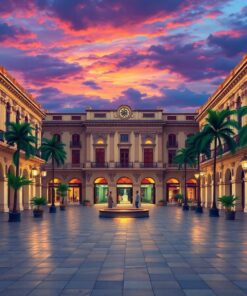 Twilight Plaza Paint Numbers