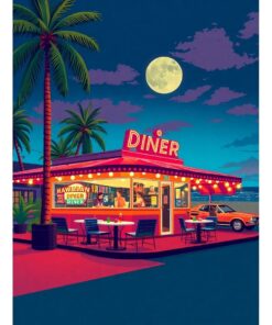 Diner Nights Paint Numbers