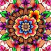 Floral Mandala Paint Numbers