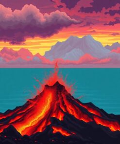 Lava Glow Paint Numbers