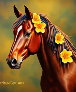 Vintage Hawaiian Mare Paint By Numbers