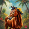 Vintage Hawaiian Mare Paint By Numbers