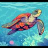 Reef Turtle Paint Numbers