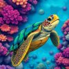 Reef Turtle Paint Numbers