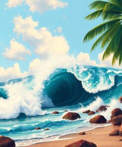 Wave Break Paint Numbers