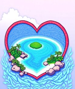 Heart Atoll Paint Numbers