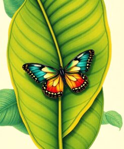 Banana Leaf Paint Numbers