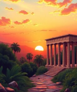 Jungle Sunset Paint Numbers