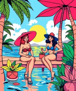 Tropical Retreat Paint Numbers