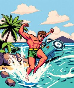 Waikiki Crash Paint Numbers