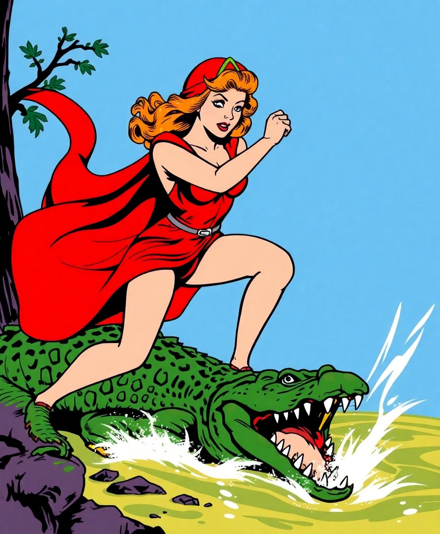 Crocodile Fight Paint Numbers Crocodile Fight Paint Numbers