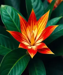 Vintage Hillstar Bromeliad Bloom Paint By Numbers