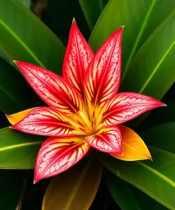 Vintage Hillstar Bromeliad Bloom Paint By Numbers