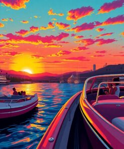 Sunset Cruise Paint Numbers