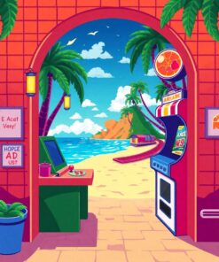 Island Arcade Paint Numbers