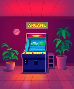 Arcade Glow Paint Numbers