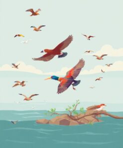 Avian Migration Paint Numbers