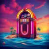 Vintage Island Bubble Jukebox Paint By Numbers