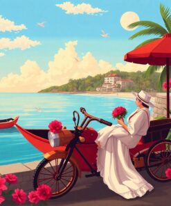 Vintage Island Cocoa Romance Paint By Numbers