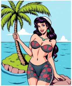 Comic Siren Paint Numbers