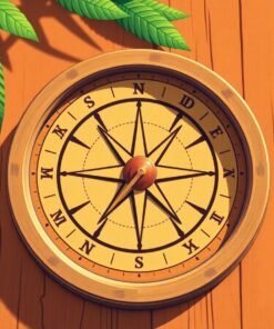Island Compass Paint Numbers