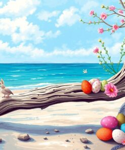 Easter Driftwood Paint Numbers