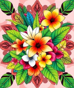 Floral Arrangement Paint Numbers