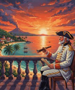 Vintage Island Governor Dusk Paint By Numbers