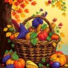 Harvest Basket Paint Numbers