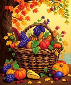 Harvest Basket Paint Numbers