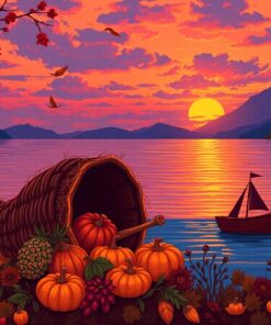 Harvest Dusk Paint Numbers