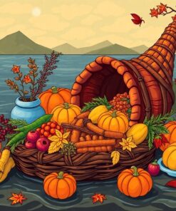 Harvest Feast Paint Numbers