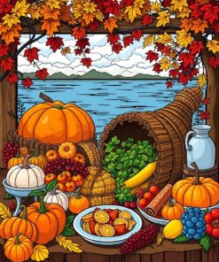 Harvest Feast Paint Numbers