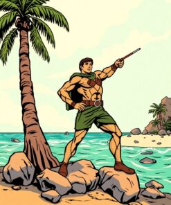 Island Hero Paint Numbers