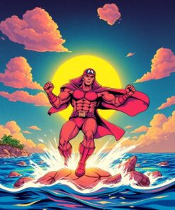 Hero Glow Paint Numbers