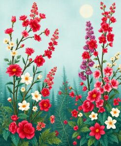 Holiday Botany Paint Numbers